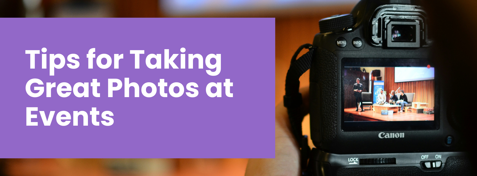 Tips for Taking Great Photos at Events